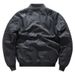 Men's Reversible Streetwear Bomber Jacket – Slim-Fit Stand Collar Aviator Coat With Zipper Details (Regular/Long Sleeve, S-7XL)_viptrois.com