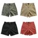 Men's Clothing Men's Slim Straight Trousers Men's Three Quarter Shorts Men's Trendy Four Quarter Pants_viptrois.com
