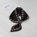 Creative perforated small silk scarf for girls, love, versatile temperament, small silk scarf, hairband, spring and autumn new decorative scarf_viptrois.com