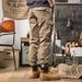 Men's Retro Cargo Pants - Thickened Workwear Trousers With Zipper Cuffs For Outdoor & Casual Wear Fashion_viptrois.com