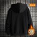Men’s Fleece-Lined Corduroy Hoodie – Euro Fit Pullover With Sherpa Interior For Streetwear & Urban Layering (S-3XL, Black) – Unisex Winter Essential_viptrois.com