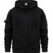Men's Fashion Zip-Up Hoodie With Arm Pockets – Winter Casual Sports Jacket For Men, Warm Fleece Lining, Loose Fit, Stylish Streetwear_viptrois.com