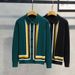 Loom Autumn Men's Mature Patchwork Color Knitted Jacket European And American Light Style Turn-down Collar Design_viptrois.com