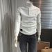 Loom European Station Spring Summer New Stylish Sweatshirt Casual Simple Solid Color Embroidery Trendy Men's Henley Neck Long_viptrois.com