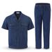 Men's Clothing Breathable Dirt Resistant Anti Scalding Short Sleeved Labor Protection Clothing_viptrois.com