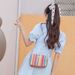Women's Bags New Style Ladies Bags Fashion Trend Art Woven Multi Color Straw Bag Ethnic Style Messenger Bag_viptrois.com