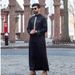 Men's Clothing Muslim Long Sleeve Embroidery Casual National Clothing_viptrois.com