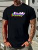 Daddy, Gay Daddy Bear, Retro Lgbt Rainbow, Lgbtq P Baseball Cap Snapback Caps Knitted Hat Graphic Designer Clothes Soft Homme Stylish Casual_viptrois.com