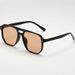 New Double Beam Fashion Simple Large Frame Sunglasses Ins Personality Ocean Lens Glasses_viptrois.com