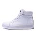 European Warm Series 2025 Sprig Me's Casual High-top Marti Korea Style British Fashio Tredy Leather Boots Versatile Studet Seakers_viptrois.com