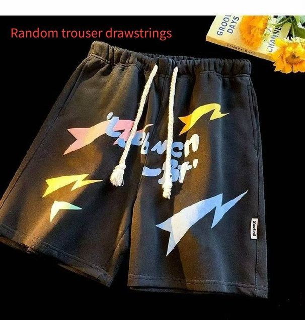 Men's Clothing Summer Fashion Brand Simple Sports Shorts Retro Street Loose Versatile Casual Shorts_viptrois.com