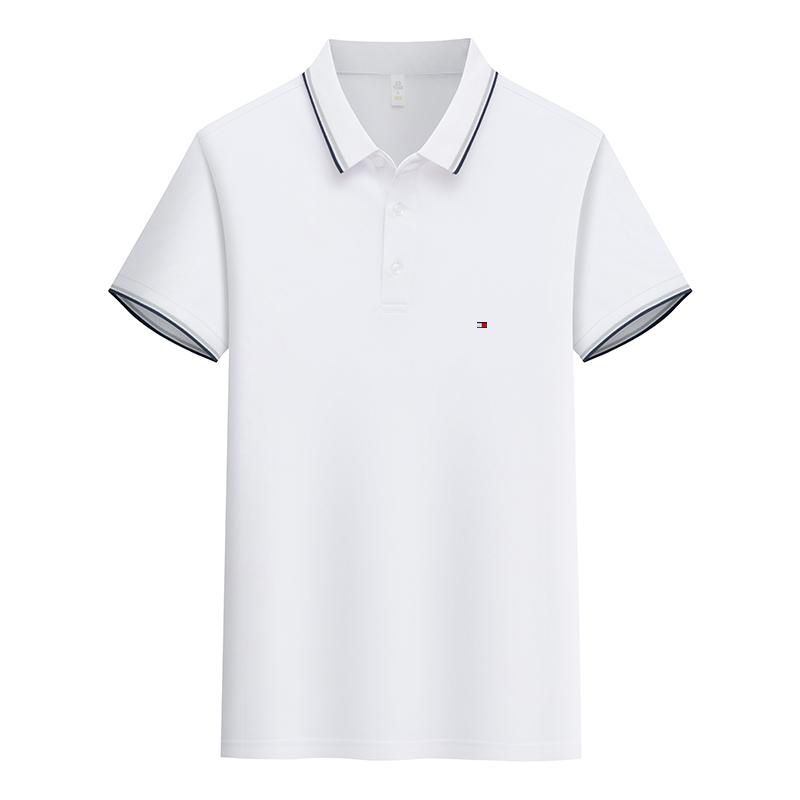 2026 New Casual Fashion Brand Polo Shirt Regular Edition Elastic To-mmy Polo Shirt_viptrois.com