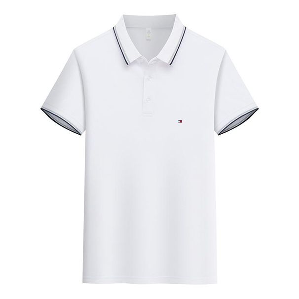 2026 New Casual Fashion Brand Polo Shirt Regular Edition Elastic To-mmy Polo Shirt_viptrois.com