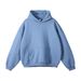 Unisex Oversized Fleece Hoodie - Drop Shoulder Streetwear Sweatshirt With Kangaroo Pocket_viptrois.com