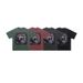 American-style Distressed Washed Pure Cotton Loose Casual Angel Plaster Print Men's Short-sleeve T-shirt_viptrois.com