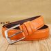 Men's Genuine Leather Belt Classic Business Pin Buckle Soft Leather Belt Trouser Belt Men's Leather Belt_viptrois.com