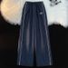 Men's Clothing Men's Functional Fashion Brand Cool High Street Versatile Loose Sweatpants Straight Wide Leg Casual Long Pants_viptrois.com