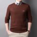 Nordmann Hot-Selling Fleece-Lined Thickened Two-Piece Knitted Sweater For Men Winter Business Casual Warm Skin-Friendly Top_viptrois.com