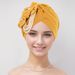 New Women's Flower Pearl Accessories Elegant Fashion Muslim Turban Hat Chemotherapy Hat Headscarf Hat_viptrois.com