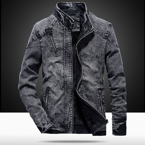 Men's Clothes Jacket Men's Fall/Winter Trend Cotton Slim Fit Men's Vintage Denim Jacket Clothes For Youth_viptrois.com