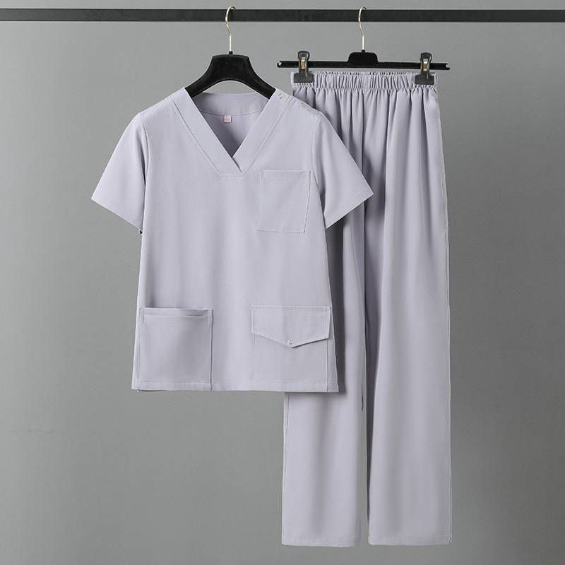 Men's Clothing Nightingale Hand Scrub Suit Female Quick Drying Elastic Medical Work Clothes Surgical Clothes Green Hand Washing Clothes Suit_viptrois.com