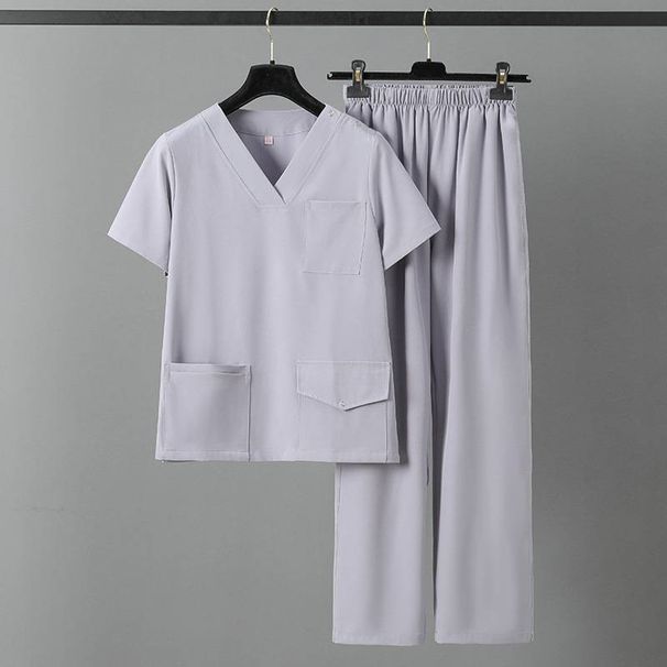 Men's Clothing Nightingale Hand Scrub Suit Female Quick Drying Elastic Medical Work Clothes Surgical Clothes Green Hand Washing Clothes Suit_viptrois.com
