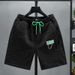 Men's Clothing Trendy Thin Casual Shorts Letter Printed Loose Quick Drying Breathable Shorts_viptrois.com