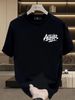 Men's Clothing Men's 100% Cotton Short Sleeve T-Shirt AETHIR Graffiti Logo Trendy Brand Summer High Street Loose Fit Top Versatile Niche Style_viptrois.com