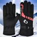 Winter Cold-proof Electric Car Motorcycle Riding Waterproof Fleece-lined Thickened Outdoor Advanced Warm Gloves_viptrois.com