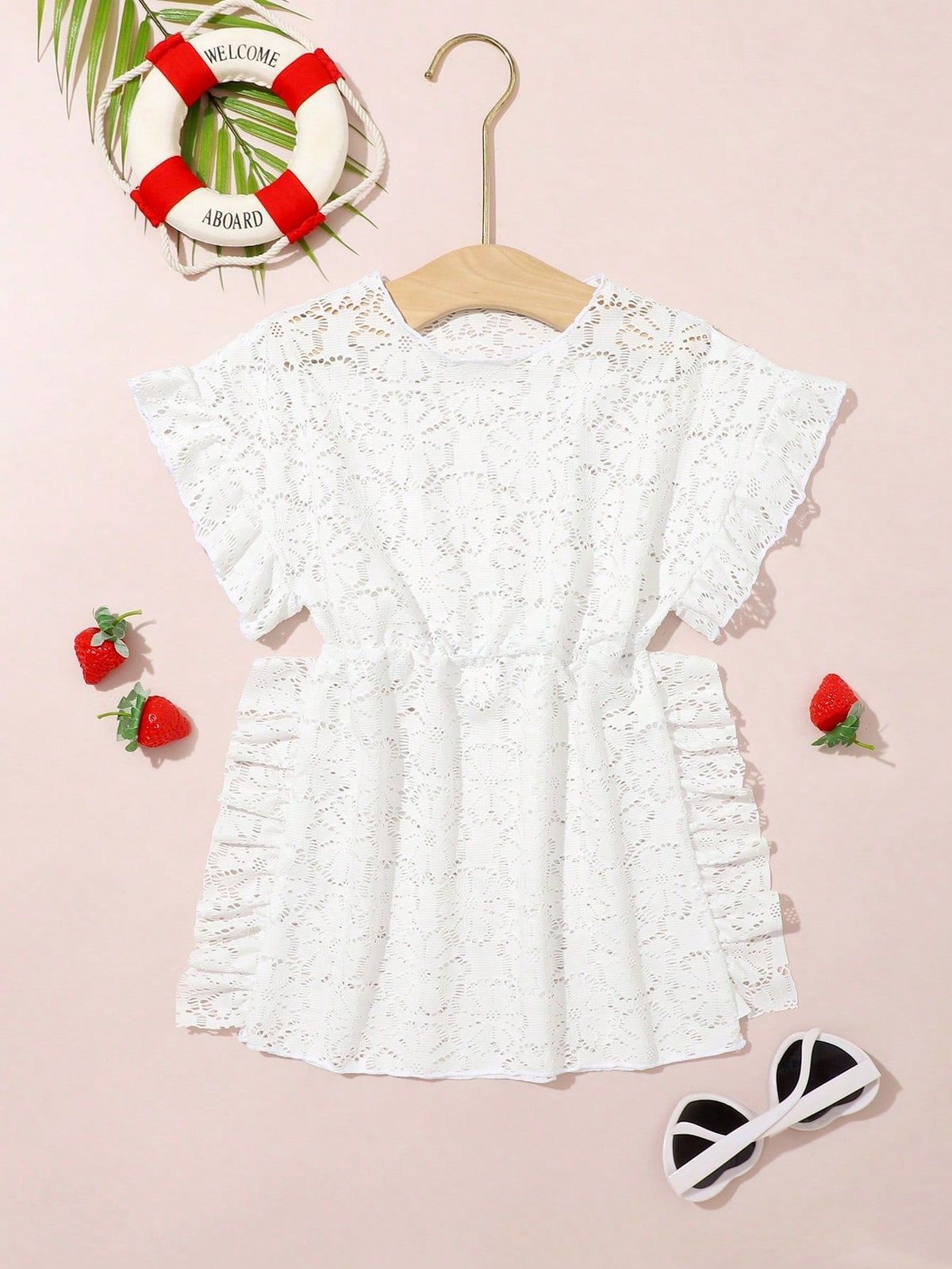 Women's Sexy Children's Solid Color Blouse Bikini Girl Swimsuit Manufacturer Wholesale_viptrois.com