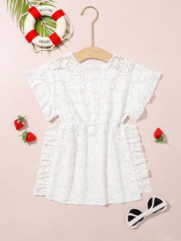 Women's Sexy Children's Solid Color Blouse Bikini Girl Swimsuit Manufacturer Wholesale_viptrois.com