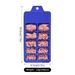 100 Pieces Of Solid Color Toe Wear Nail Tips Simple Advanced Ladies Boxed Toe Nail Art Nail Tips_viptrois.com
