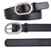 Women's women's simple and versatile jeans, belt, inset style Korean casual metal buckle, student belt batch_viptrois.com