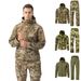 Men's Clothing Camouflage Soft Shell Fleece Jacket Suit Men's Winter Waterproof And Windproof Outdoor Sports Mountaineering Jacket_viptrois.com