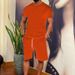 Men's Casual Sportswear Set Summer Short-Sleeved Fitness Clothing Breathable Trendy Men's Shorts_viptrois.com