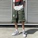 Men's Cargo Shorts Summer Casual Loose Fit Straight Leg Breathable Multi-Pocket Work Shorts Outdoor Sports_viptrois.com