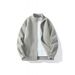 Men's Slim Fit Knit Zip-Up Cardigan Semi-Turtleneck Casual Sweater For Autumn Winter_viptrois.com