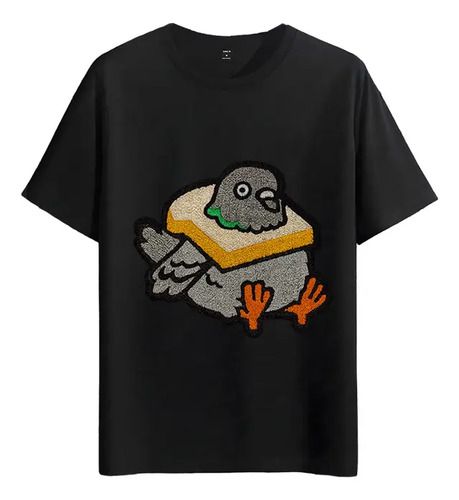 Tshirt Muscle Freaks Pigeon Sandwich 2026 Estilo Funny Bird_viptrois.com