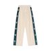 Men's Clothing Love embroidery contrast color stitching casual suit men ins fashion brand loose long sleeved jacket two piece suit_viptrois.com
