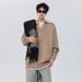 Collar Solid Color Knitted Sweater For Men, Versatile, Trendy And Casual Design, Long Sleeved_viptrois.com