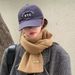Autumn Winter New Trendy Scarf Wool Korean Fashion Warm Versatile Solid Color Knitted Style_viptrois.com