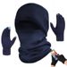 Sports Face Masks Three Piece Set Of Autumn Winter Proof Warm Headgear Motorcycle Riding Mask Sports Polar Fleece Neck Protection Touch Screen Gloves_viptrois.com