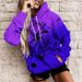 Autumn Winter New Women's Clothing Fleece Printed 3D Hooded Sports Jacket Sweatshirt Casual Long Sleeve Women_viptrois.com