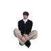 Black Two-Piece Collar Sweatshirt For Men, Autumn And Winter Cleanfit High-End College Style Long Sleeve Polo Shirt_viptrois.com