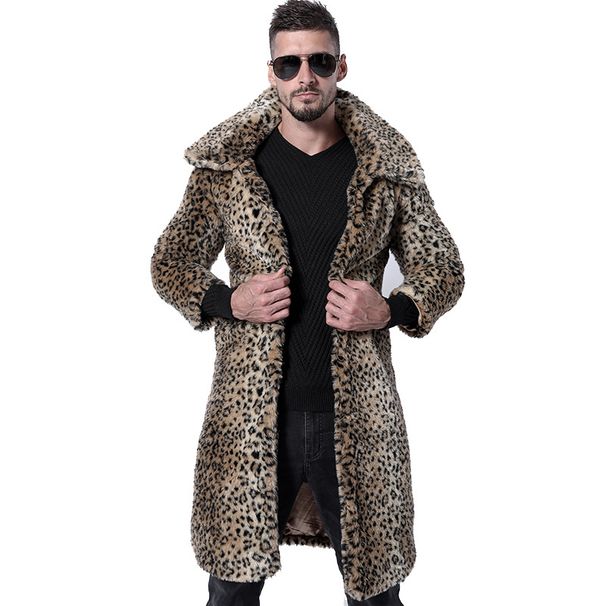 Men's Clothing best selling fur coat with lapel for men, environmentally friendly fur coat_viptrois.com