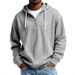 Men's Clothing European And American Heavyweight Long Sleeved Hooded Jacket With Letter B Print Men's Sports Casual Sweatshirt_viptrois.com