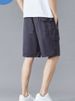 K Shorts, Men's Cropped Pants, Loose Workwear, Big Waistband, Big Shorts_viptrois.com