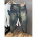 Men's Clothing High End Jeans for Men, New Loose and Slim Harem Pants for Spring and Autumn, Gradient Layer Washed Narrow Leg Men's Trousers_viptrois.com