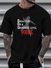Greatness On A Different Level Mode Black Cotton T-Shirt S-4XL Graphic Casual Comfortable Versatile Breathable Top For Everyday Wear Slightly Soft_viptrois.com