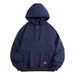 Men's Half-Zip Fleece Hooded Sweatshirt - Lightweight Pullover Jacket For Spring & Autumn - Casual Streetwear With Kangaroo Pockets_viptrois.com